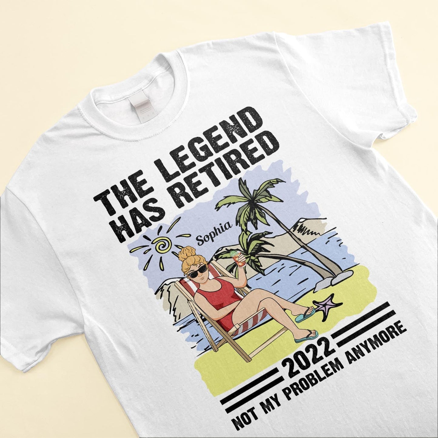 The Legend Has Retired - Personalized Shirt