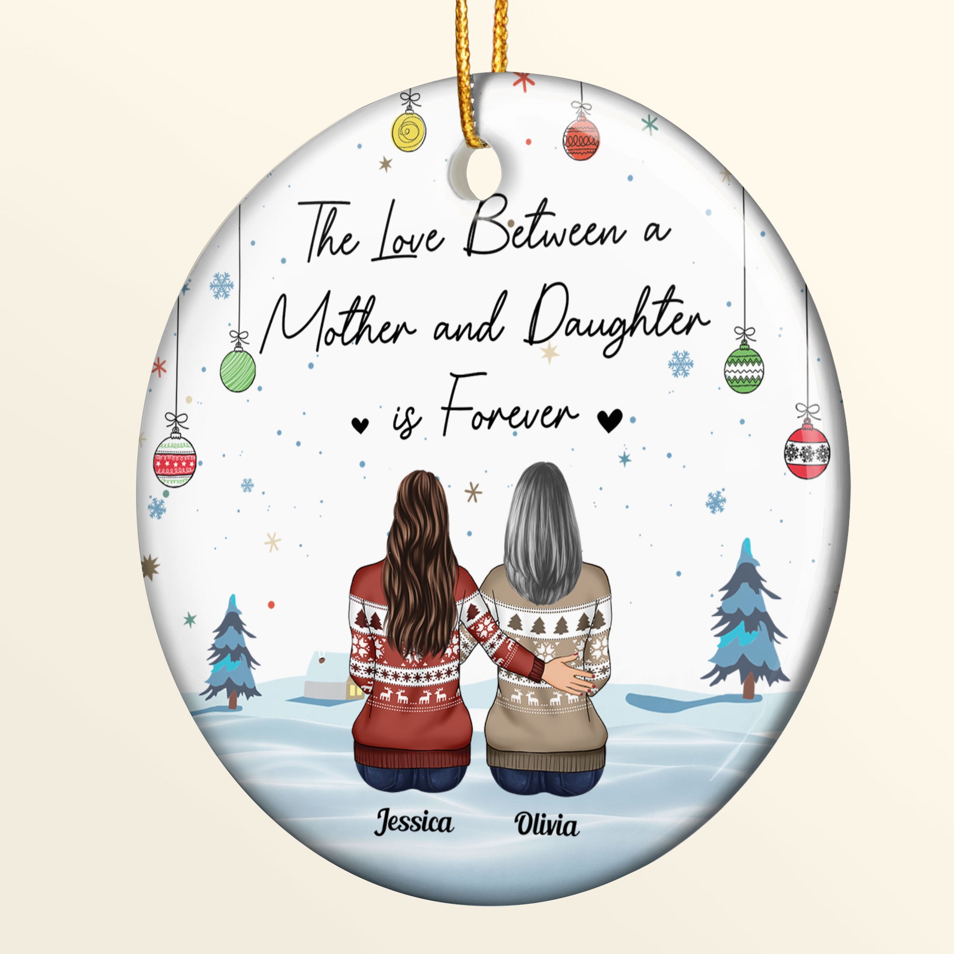 Personalized Christmas Gift for Mom From Daughter/son, Mother