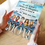 The Love Between A Mother & Children Knows No Distance - Personalized Acrylic Plaque - Mother's Day, Birthday, Loving Gift For Mom, Mother, Mum - Daughter, Son