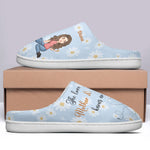 The Love Between A Mother & Children - Personalized Slippers