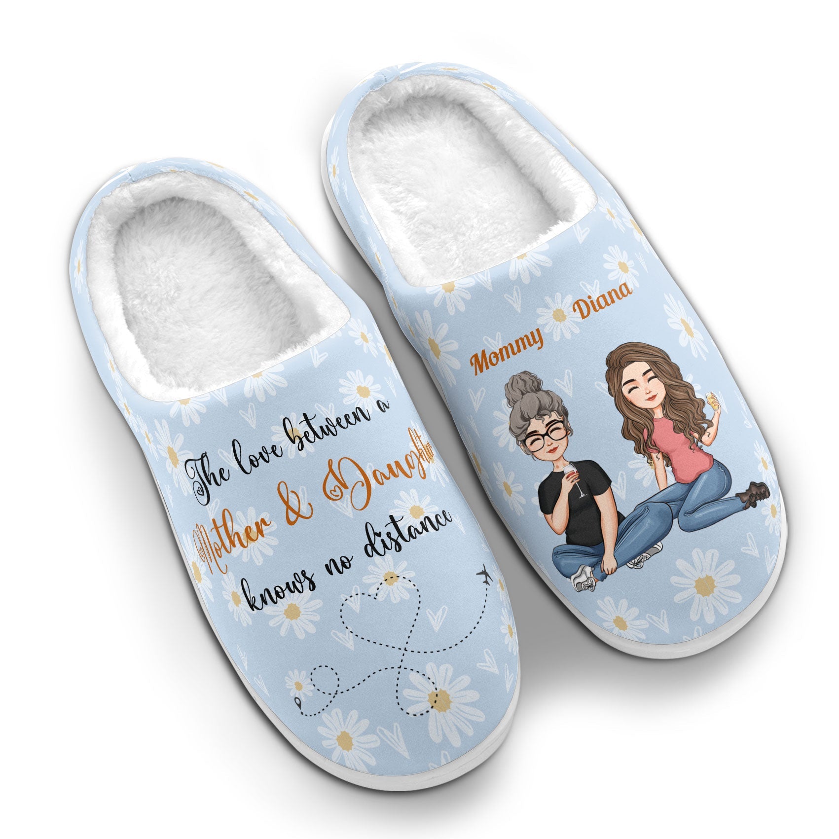 Mommy daughter 2024 slippers