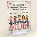 The Love Between A Mother & Daughters Knows No Distance - Personalized Acrylic Plaque
