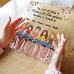 The Love Between A Mother & Daughters Knows No Distance - Personalized Acrylic Plaque