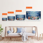The Love Between Brothers & Sisters Is Forever - Personalized Canvas - Christmas Gift Siblings Canvas For Siblings - Family Hugging