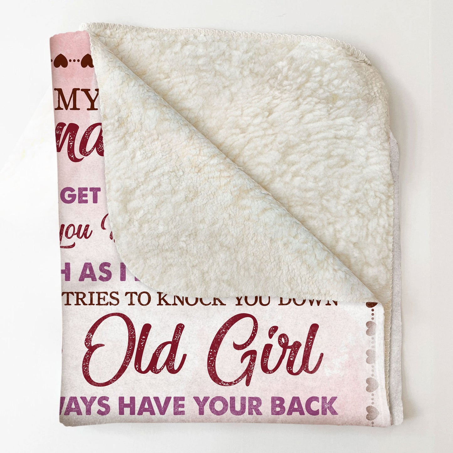 The Love Between Grandma And Granddaughter - Personalized Blanket
