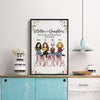 The Love Between Mother And Daughters - Personalized Poster/Wrapped Canvas