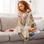 The Love Between Mother & Daughters Forever - Personalized Blanket - Mothers Day Gift For Mom, Mama