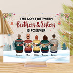 The Love Is Forever - Personalized Acrylic Plaque