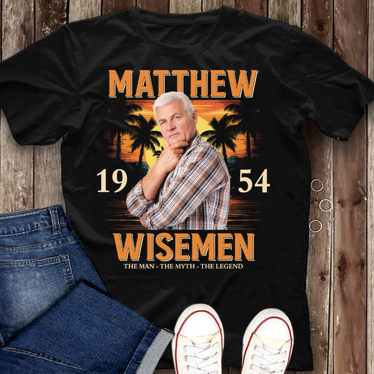 The Man The Myth The Legend - Personalized Photo Shirt