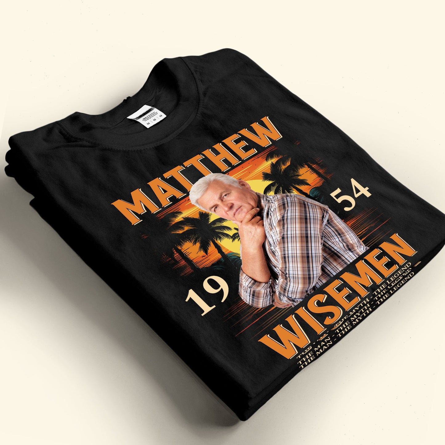 The Man The Myth The Legend - Personalized Photo Shirt