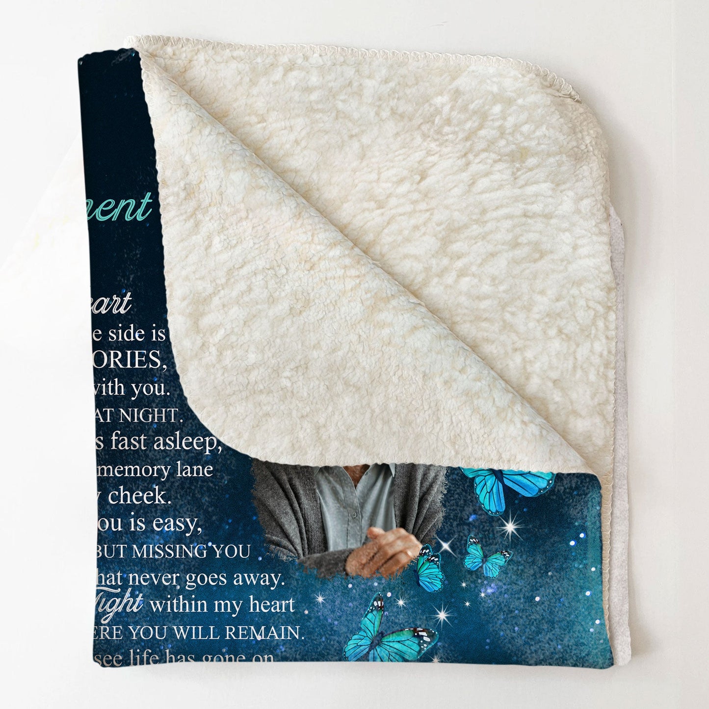 The Moment That You Left Me - Personalized Photo Blanket