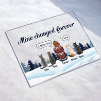 The Moments Your Hearts Stopped - Personalized Acrylic Plaque- Christmas, Memorial, Loving Gift For Pet Loss Owners, Cat Mom, Cat Dad