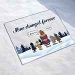 The Moments Your Hearts Stopped - Personalized Acrylic Plaque - Christmas, Memorial, Loving Gift For Pet Loss Owners, Dog Mom, Dog Dad