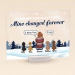 The Moments Your Hearts Stopped - Personalized Acrylic Plaque - Christmas, Memorial, Loving Gift For Pet Loss Owners, Dog Mom, Dog Dad