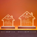 The Morris Family - Stick Figure Family - Personalized LED Light