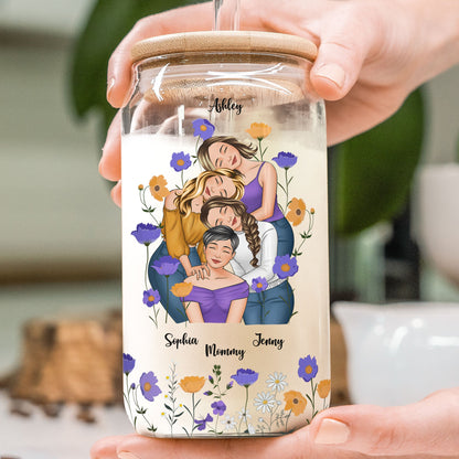 The Most Precious Mom In The World - Personalized Clear Glass Cup