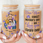 The Most Precious Mom In The World - Personalized Clear Glass Cup