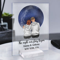 The Night Our Story Began - Personalized Acrylic Plaque