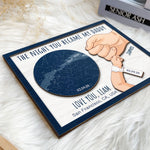 The Night You Became My Daddy First Father's Day - Personalized Wooden Plaque