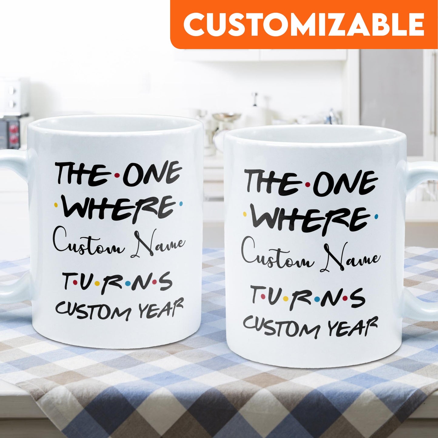 The One Turns Mug - Personalized Mug - Birthday Gift For Friends And Family