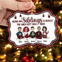 The Only Gift - Personalized Aluminum Ornament