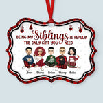 The Only Gift - Personalized Aluminum Ornament