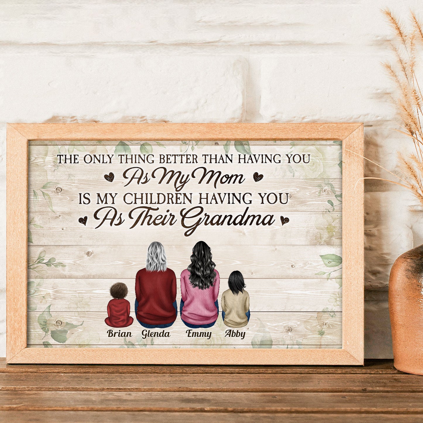 The Only Thing Better Than Having You As My Mom, Grandma - Personalized Poster - Mothers Day Gift For Grandma, For Mom, From Daughter