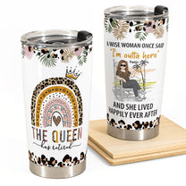 A Wise Woman Said Tumbler, Personalized Retirement Gift for Women