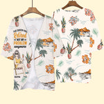 The Queen Has Retired - Personalized Women's Kimono Chiffon Cover Up