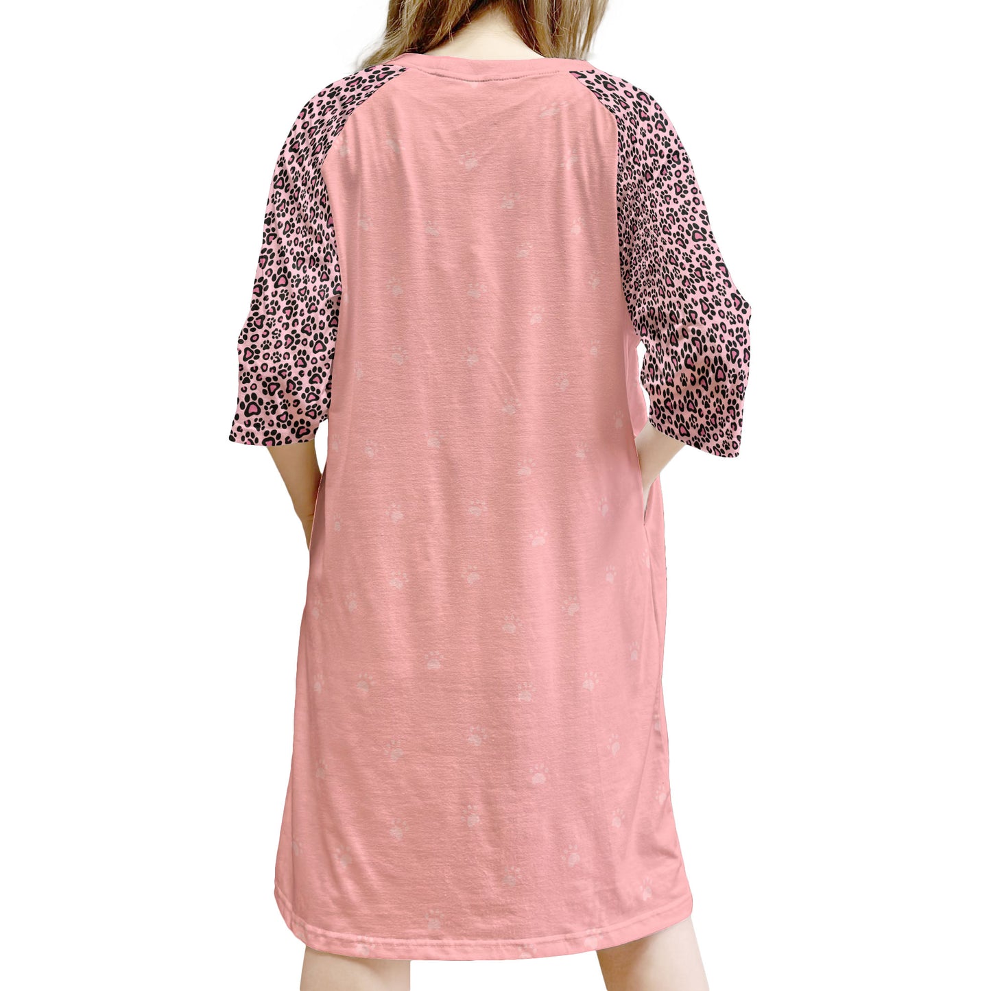 The Snuggle Is Real - Personalized 3/4 Sleeve Dress