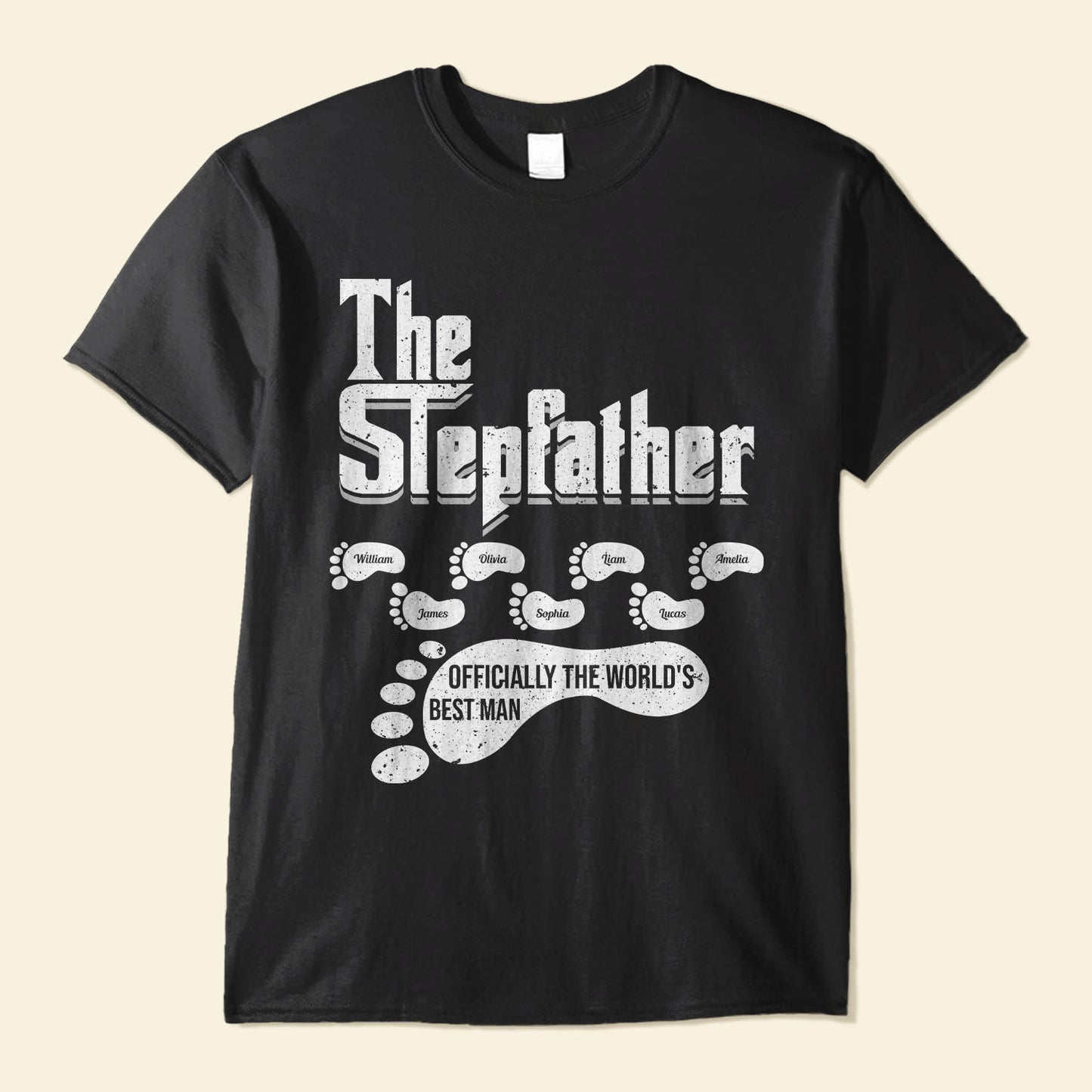 The Stepfather - Personalized Shirt - Birthday, Father's Day Gift For Father, Dad, Papa, Grandpa