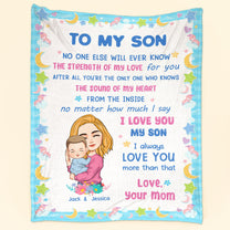 The Strength Of My Love For You - Personalized Blanket