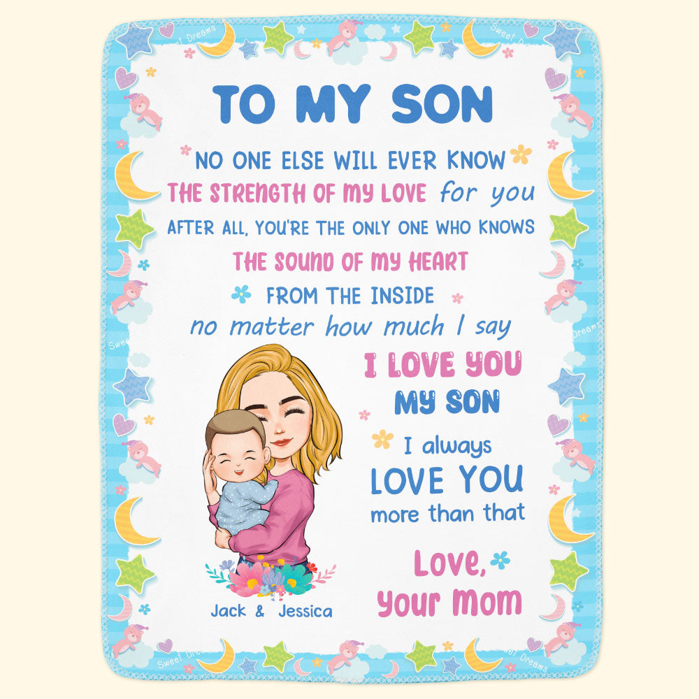 The Strength Of My Love For You - Personalized Blanket