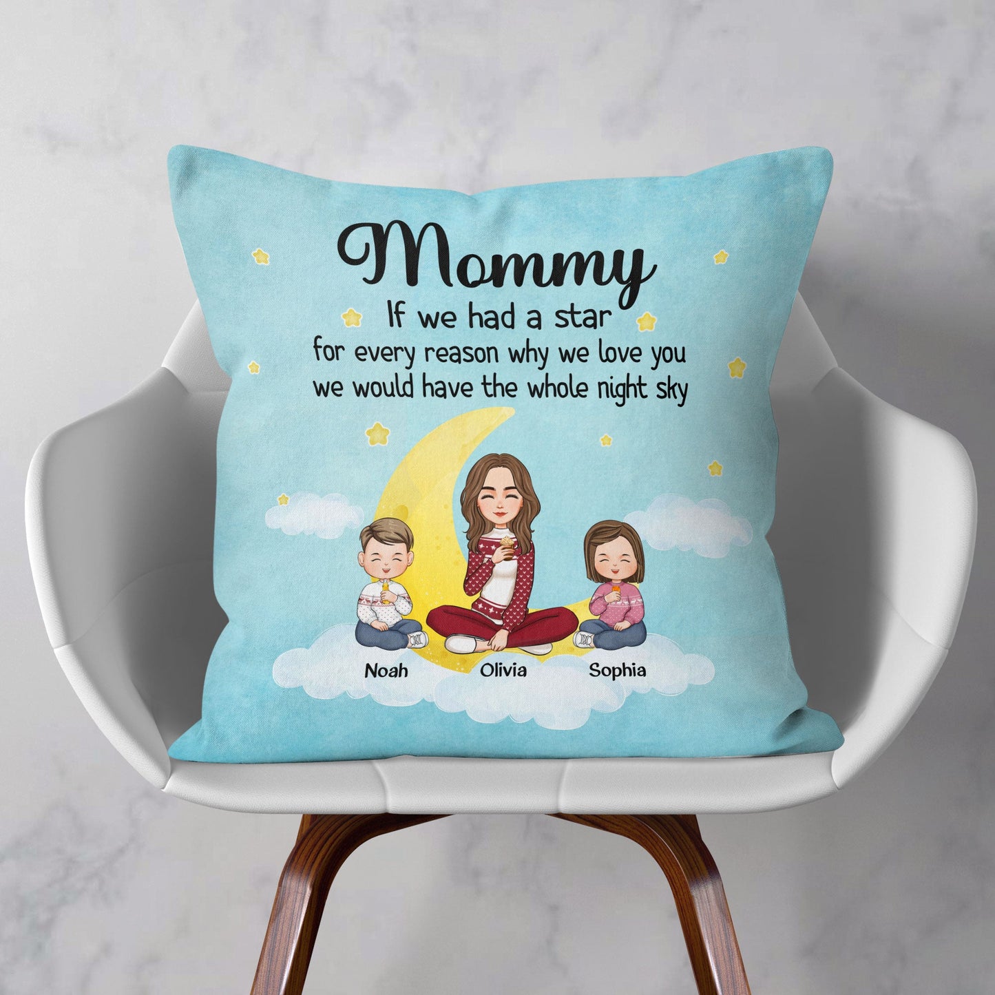 The Whole Night Sky - Personalized Pillow (Insert Included)