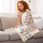 The World's Best Mom Belongs To Me - Personalized Blanket - Birthday Gift For First Mom