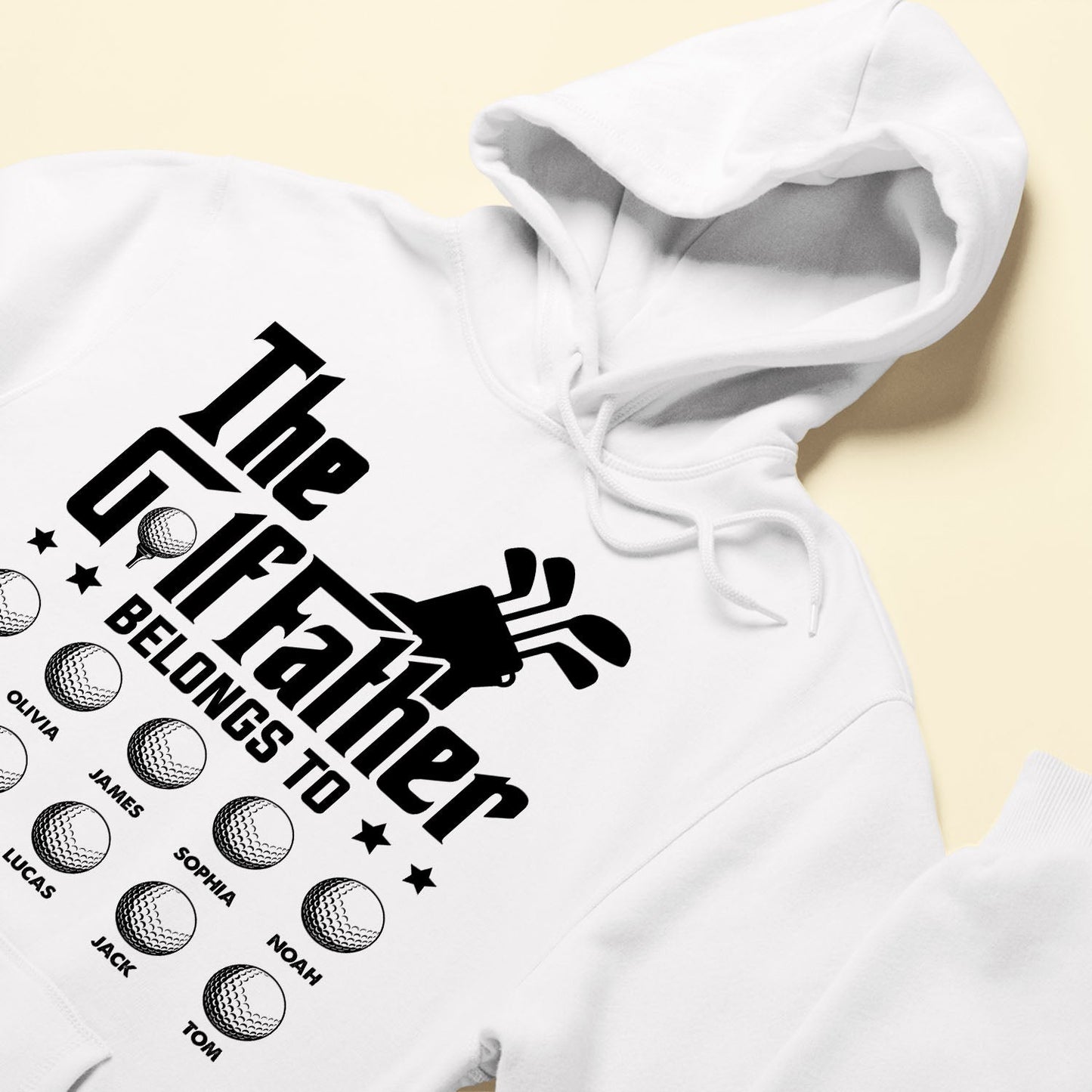 The Golf Father Belongs To - Personalized Shirt - Father's Day, Birthday Gift For Father, Dad, Dada, Daddy, Golfer