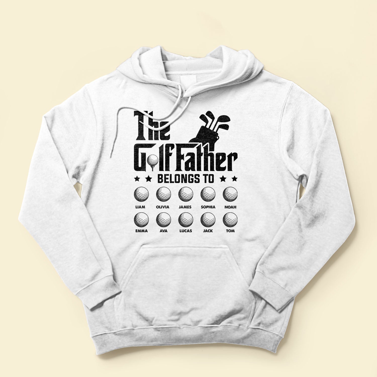 The Golf Father Belongs To - Personalized Shirt - Father's Day, Birthday Gift For Father, Dad, Dada, Daddy, Golfer