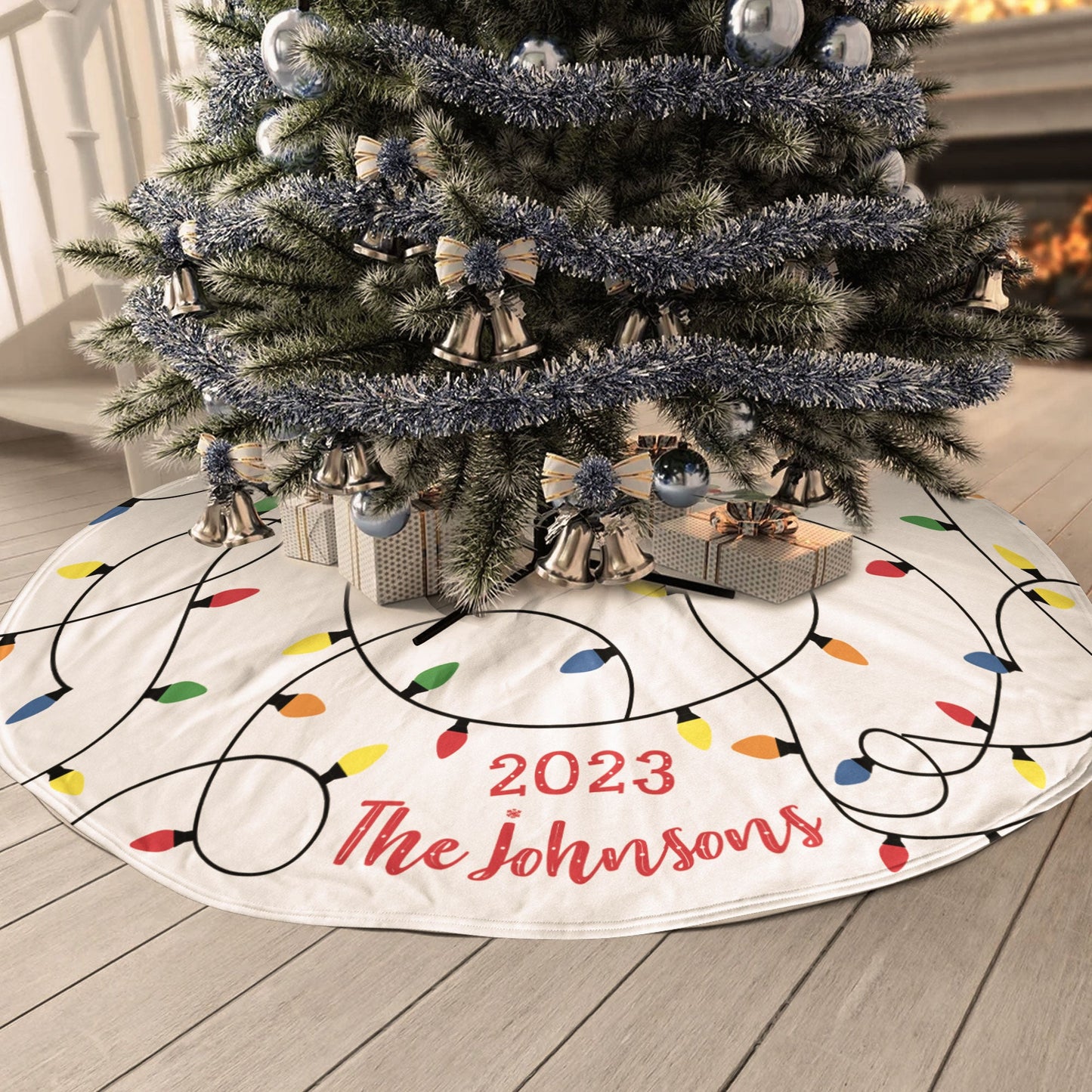 The Happiest Christmas Tree - Personalized Christmas Tree Skirt