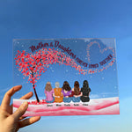 The Love Between Mother And Daughters - Personalized Acrylic Plaque