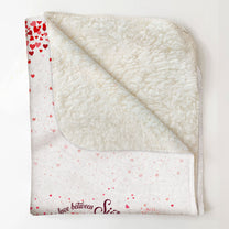 The Love Between Sisters Is Forever - Personalized Blanket - Christmas New Year Gift For Sisters, Besties