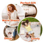 There Are Friends That Become Family - Personalized Blanket