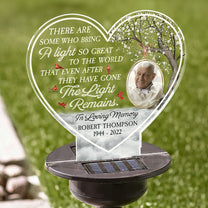 There Are Some Who Bring A Light So Great To The World - Personalized Photo Solar Light