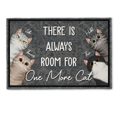 There Is Always Room For One More Cat - Personalized Doormat