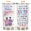 There Is No Greater Gift Than Sisters - Personalized Tumbler Cup - Gift For Sisters - Hoodie Girls Sitting