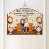 There&#39;s No Place Like Grandma And Grandpa&#39;s House - Personalized Custom Shaped Wood Sign