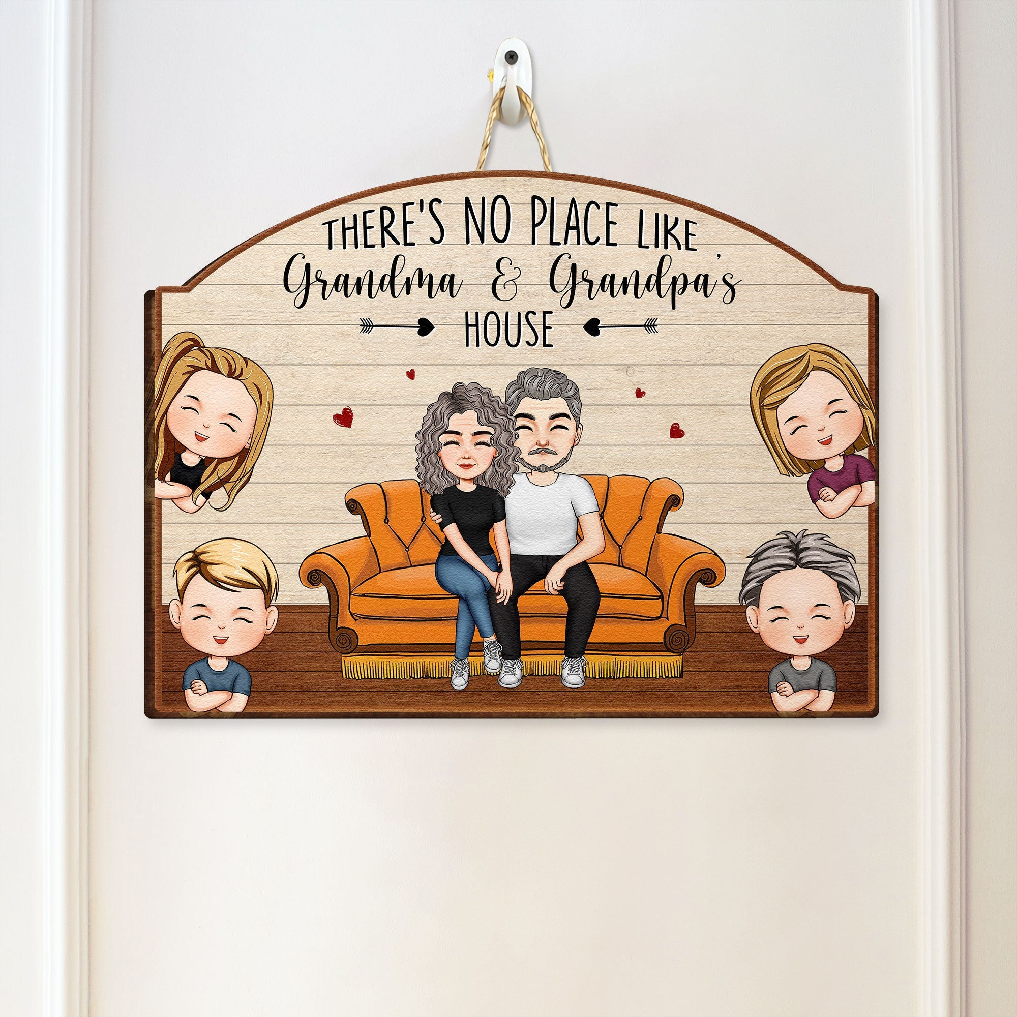 There's No Place Like Grandma And Grandpa's House - Personalized Custo ...