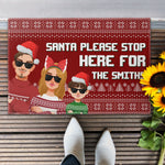 There's No Place Like Grandma and Grandpa's House - Personalized Doormat