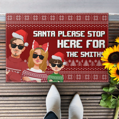 There's No Place Like Grandma and Grandpa's House - Personalized Doormat