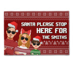 There's No Place Like Grandma and Grandpa's House - Personalized Doormat