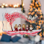 There's No Greater Gift Than Besties - Personalized Acrylic Ornament - Christmas Gift For Besties, Soul Sisters, Sistas